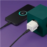 Hama rýchla USB nabíjačka, USB-C PD/QC 25 W, super-mini