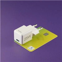 Hama rýchla USB nabíjačka, USB-C PD/QC 25 W, super-mini