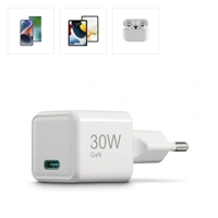 Hama rýchla USB nabíjačka, USB-C PD/QC 30 W, super-mini