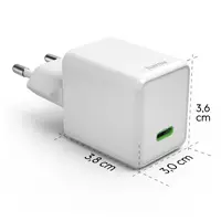 Hama rýchla USB nabíjačka, USB-C PD/QC 45 W, super-mini
