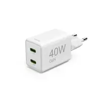 Hama rýchla USB nabíjačka, 2x USB-C PD/QC, 40 W, super-mini
