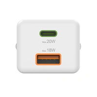 Hama rýchla USB nabíjačka USB-C + USB-A, PD/QC, 20 W