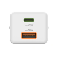 Hama rýchla USB nabíjačka USB-C + USB-A, PD/QC, 30 W