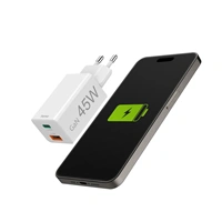 Hama rýchla USB nabíjačka GaN USB-C + USB-A, PD/QC, 45 W