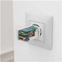 Hama rýchla USB nabíjačka GaN USB-C + USB-A, PD/QC, 45 W