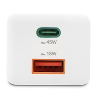 Hama rýchla USB nabíjačka GaN USB-C + USB-A, PD/QC, 45 W
