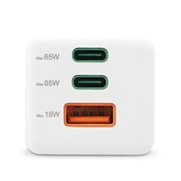 Hama rýchla USB nabíjačka GaN 2x USB-C + USB-A, PD/QC, 65 W