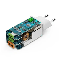 Hama rýchla USB nabíjačka GaN 2x USB-C + USB-A, PD/QC, 65 W