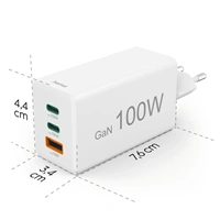Hama rýchla USB nabíjačka GaN 2x USB-C + USB-A, PD/QC, 100 W