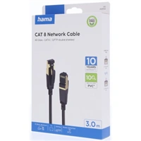 Hama sieťový kábel Cat8 S/FTP RJ45 3 m, tienený, 40 Gb/s