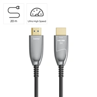 Hama optický aktívny HDMI kábel 8K Ultra High Speed, 20 m