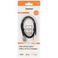 Hama HDMI kábel High Speed 4K 1 m, Ultra-Slim