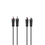 Hama predlžovací audio kábel 2cinch 3 m stereo