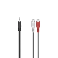 Hama audio redukcia jack vidlica na 2 cinch zásuvky, 10 cm