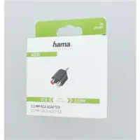 Hama redukcia jack 3,5 mm na 2 cinch zásuvky, stereo