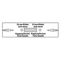 Hama jack 3,5 mm spojka