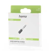 Hama redukcia jack 3,5 mm na 6,3 mm vidlicu, stereo