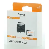 Hama redukcia SCART na 3 cinch AV + S-video, IN/OUT