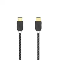 Hama HDMI kábel 4K, 1,5 m, pozlátený, opletený, blister/displej