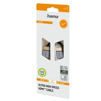 Hama HDMI kábel Ultra High Speed 8K 1,5 m, Ultra-Slim, displej 36 ks