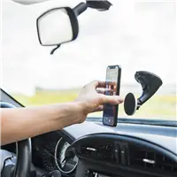 Hama MagLock, magnetický držiak telefónu, s prísavkou na čelné sklo vozidla, kompatibilný s MagSafe
