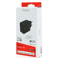Hama rýchla USB nabíjačka USB-C PD/QC, USB-A, 30 W