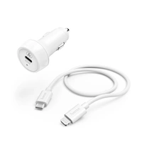 Hama set rýchla USB nabíjaka do vozidla USB-C PD 20 W + kábel USB-C Lightning 1 m