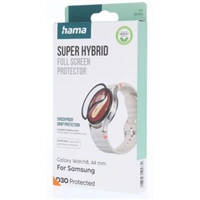 Hama Super Hybrid, ochrana displeja pre Samsung Galaxy Watch 8, 44 mm, D3O®, nerozbitná