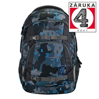 kolský ruksak coocazoo MATE, Blue Craft, certifikát AGR