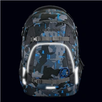 Školský ruksak coocazoo MATE, Blue Craft, certifikát AGR