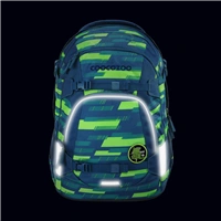 kolsk ruksak coocazoo MATE, Lime Stripe, certifikt AGR