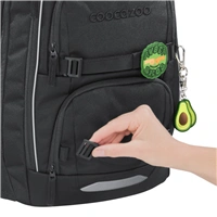 Školský ruksak coocazoo PORTER, Black Coal, AGR certifikát