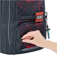 Školský ruksak coocazoo PORTER, Broken Black, AGR certifikát