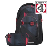 Školský ruksak coocazoo MATE, FC Bayern, Stern des Südens  - 2-dielny set, AGR certifikát