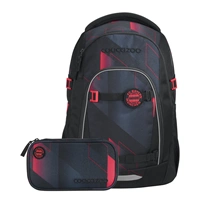 Školský ruksak coocazoo MATE, FC Bayern, Stern des Südens  - 2-dielny set, AGR certifikát