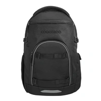 Školský ruksak coocazoo BYTE, Black Coal, AGR certifikát