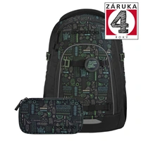 Školský ruksak coocazoo MATE, Humedica, Free Spirit  - 3-dielny set, AGR certifikát