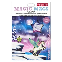 Doplnkový set obrázkov MAGIC MAGS Nočný Paegas Nuala k aktovkám GRADE, SPACE, CLOUD, 2v1 a KID