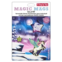 Doplnkový set obrázkov MAGIC MAGS Glow Pegasus Night Nuala k aktovkám GRADE, SPACE, CLOUD, 2v1 a KI