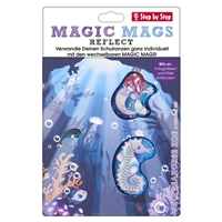 Doplnkový set obrázkov MAGIC MAGS Reflect Star Seahorse Zoe k aktovkám GRADE,SPACE,CLOUD,2v1 a KID