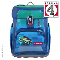 Školská aktovka Step by Step CLOUD OCEAN, Space Craft Spike - 5-dielny set, AGR certifikát