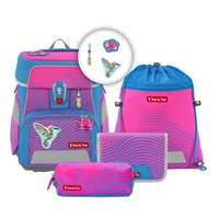 Školská aktovka Step by Step SPACE NEON, Kolibri Kaja - 5-dielny set, AGR certifikát