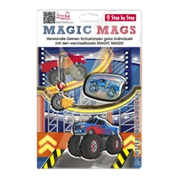 Doplnkový set obrázkov MAGIC MAGS Monster Truck Rocky k aktovkám GRADE, SPACE, CLOUD, 2IN1 a KID