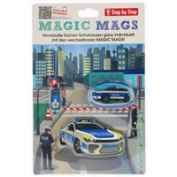 Doplnkový set obrázkov MAGIC MAGS Police Car Cody k aktovkám GRADE, SPACE, CLOUD, 2IN1 a KID