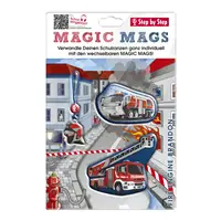 Doplnkový set obrázkov MAGIC MAGS  Fire Engine Brandon k aktovkám GRADE, SPACE, CLOUD, 2v1 a KID