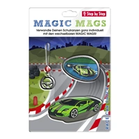 Doplnkový set obrázkov MAGIC MAGS Race Car Chuck k aktovkám GRADE, SPACE, CLOUD, 2IN1 a KID