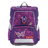 Školská aktovka Step by Step SPACE SHINE, Butterfly Night Ina - 5-dielny set, AGR certifikát