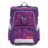 Školská aktovka Step by Step SPACE SHINE, Butterfly Night Ina - 5-dielny set, AGR certifikát