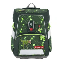 Školská aktovka Step by Step SPACE SHINE, Dino Night Tyro - 5-dielny set, AGR certifikát