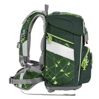 Školská aktovka Step by Step SPACE SHINE, Dino Night Tyro - 5-dielny set, AGR certifikát